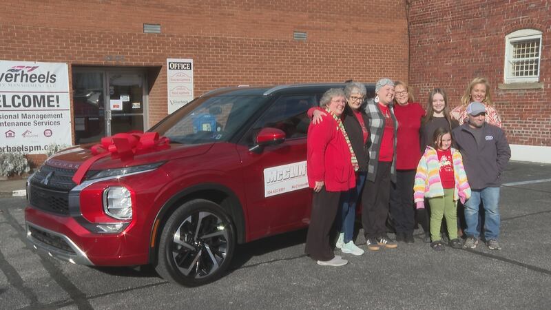 Christmas came early for a woman in Virginia who won a car in a giveaway that her coworkers...