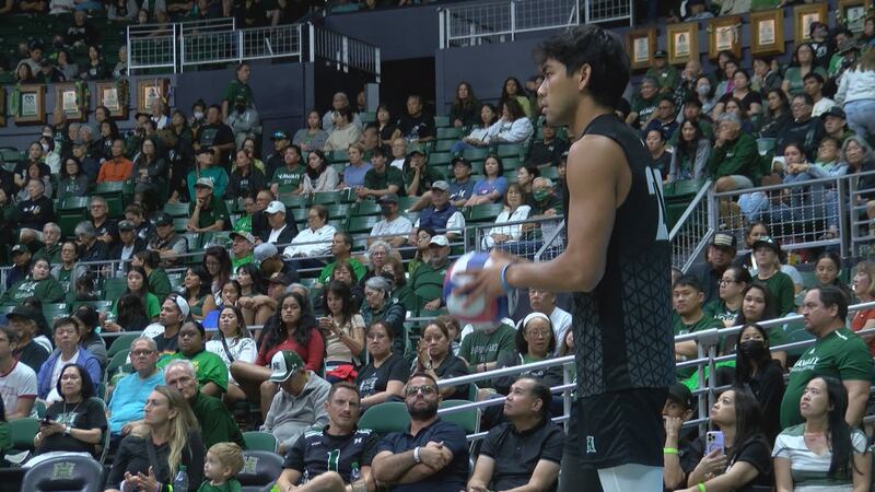 Kawai Hong took an unconventional route to the University of Hawaii men’s volleyball roster.