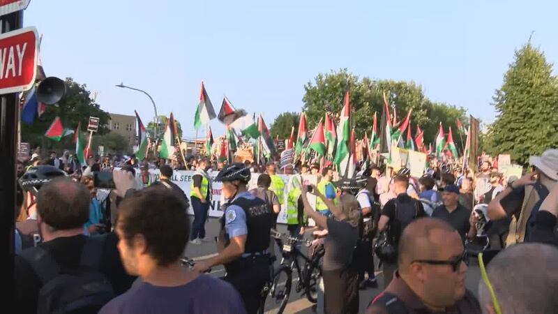 Protests in Chicago.
