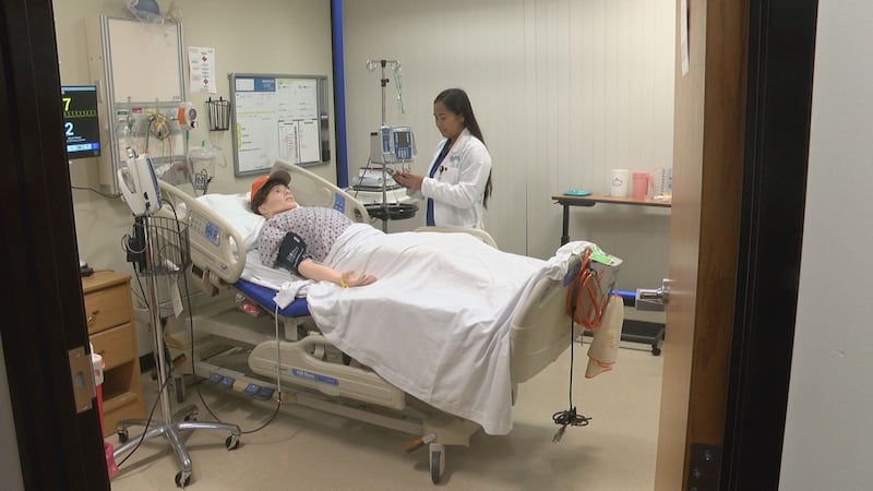 Nursing students say they want to fill a need.