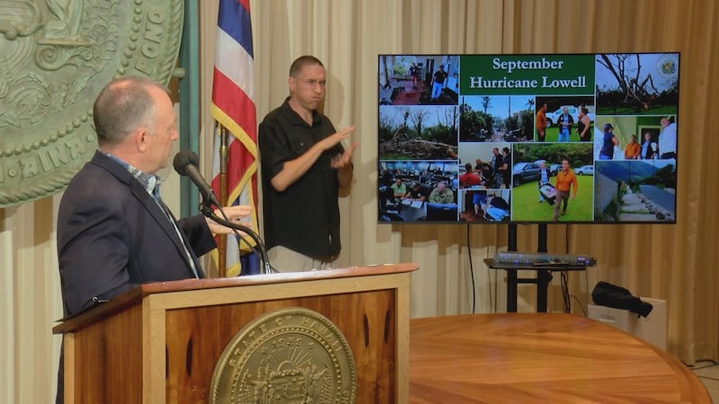 Tropical Storm Nolo threatens Hawaii's southern islands and shores. State officials now...