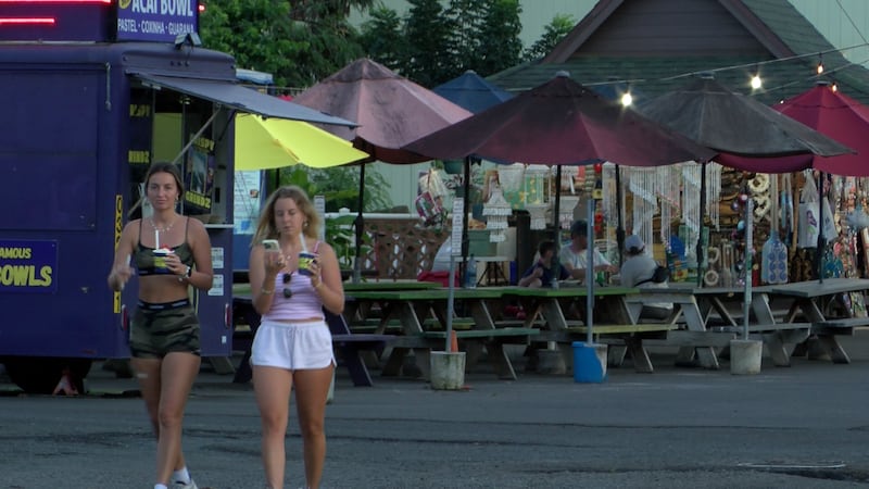 Businesses are struggling to make flood repairs -- and dealing with a big drop in visitors.