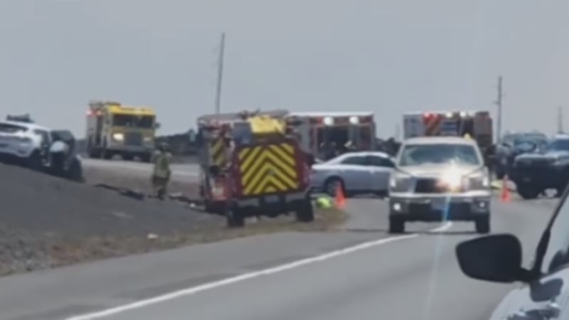 The crash occurred at around 11 a.m. near mile marker 26, about two miles from Mauna Kea...