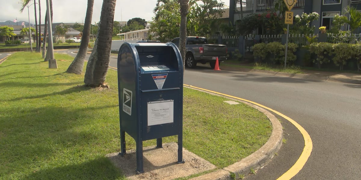 USPS removes blue collection boxes around Oahu