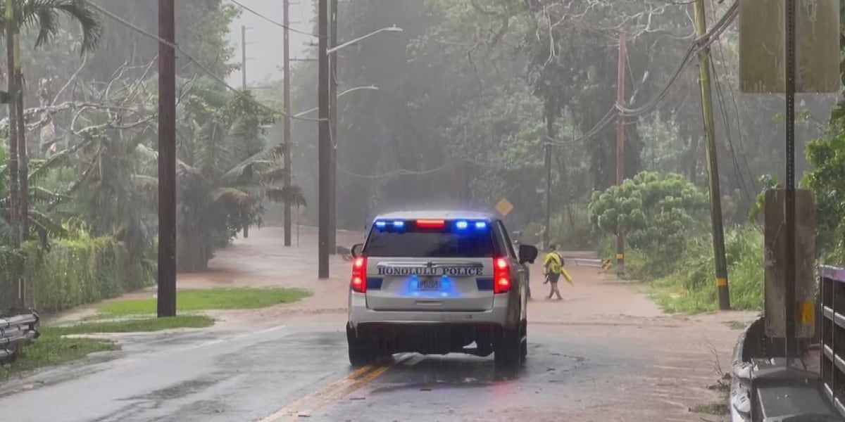 Governor requests federal support as Kona low flooding spreads across Oahu