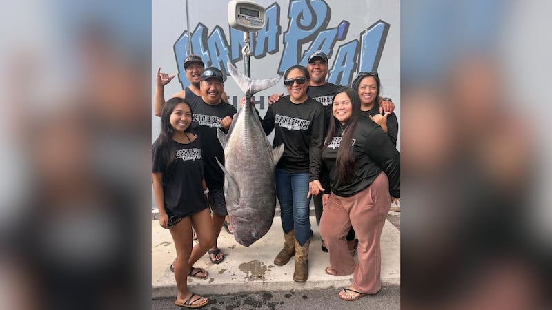 The scale showed a whopping 108.2 pounds!