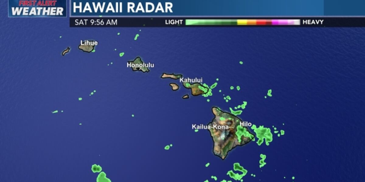 Trade Wind Inversion Hawaii First Alert Forecast: Breezy trade wind conditions, but still a threat ...