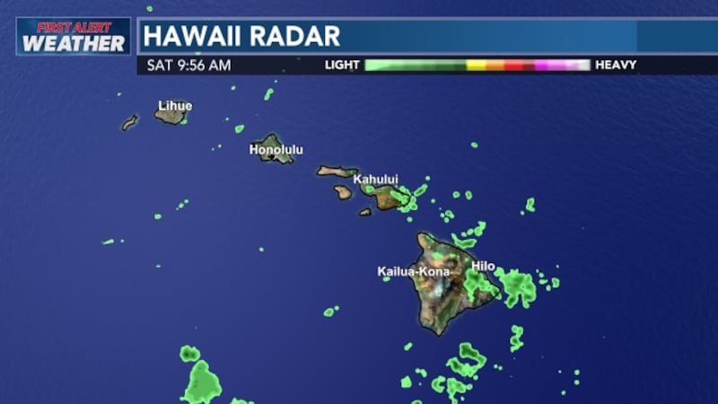 Wetter conditions are possible for the eastern end of the state Saturday.