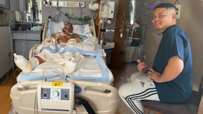 Patient Robert Ishii suffered burns over his body.