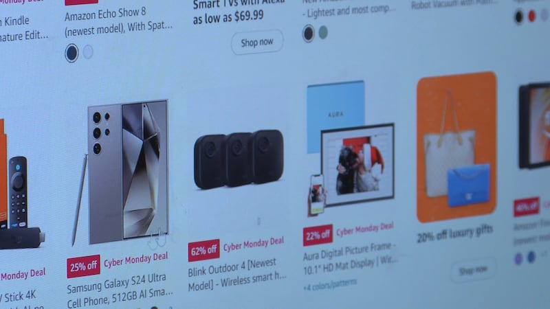 Amazon is a popular site for Cyber Monday shopping