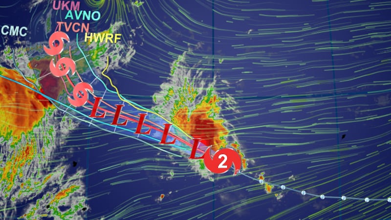 Dora now considered a typhoon.