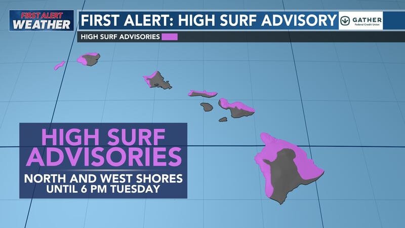 This advisories will last until 6 PM on Tuesday.