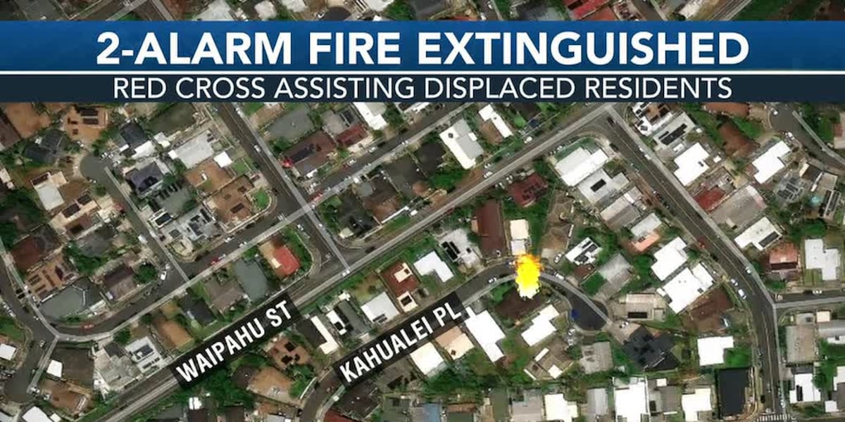 2 injured in Waipahu house fire