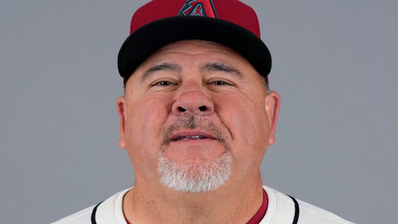 This is a 2024 photo of Mike Fetters, bullpen coach of the Arizona Diamondbacks baseball team....