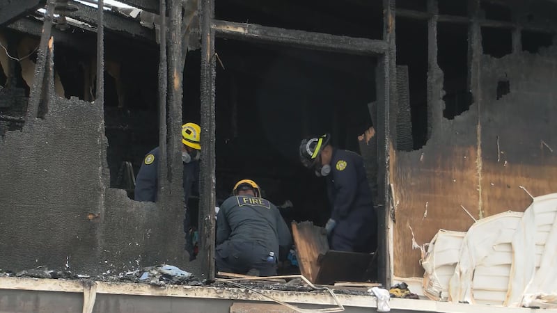 The Honolulu Fire Department received a 911 call at 4:25 a.m. for a building fire near 92-715...