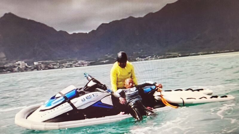 25 lifeguards participated in a recent jet-ski rescue course in Kaneohe Bay