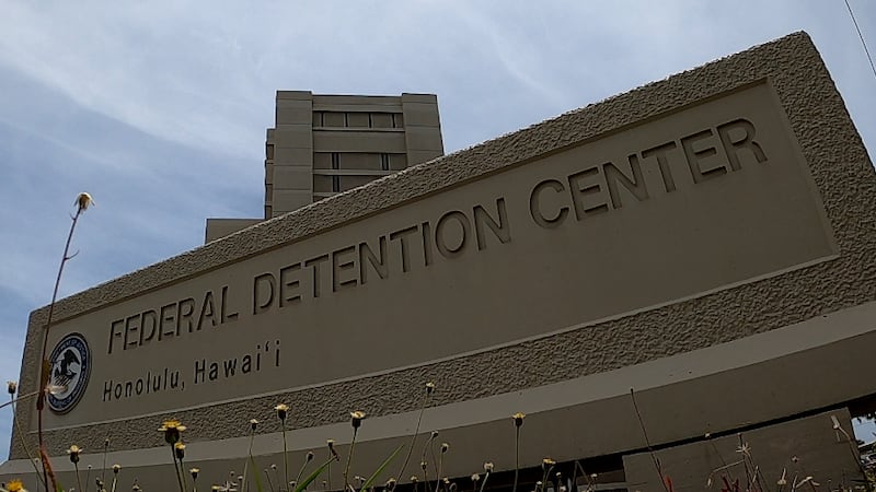 People arrested by U.S. Immigration and Customs Enforcement are held at the Federal Detention...