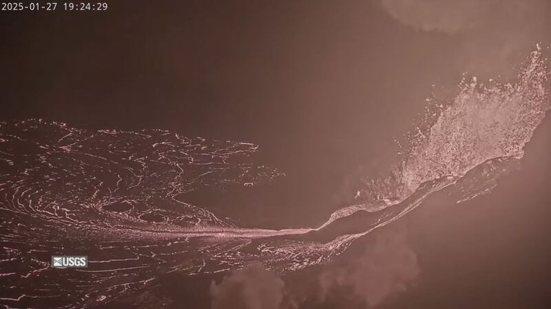 Kilauea began episode seven of its current eruption on Jan. 27, 2025.