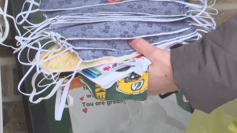 Some organizations are giving away face masks through distribution events.