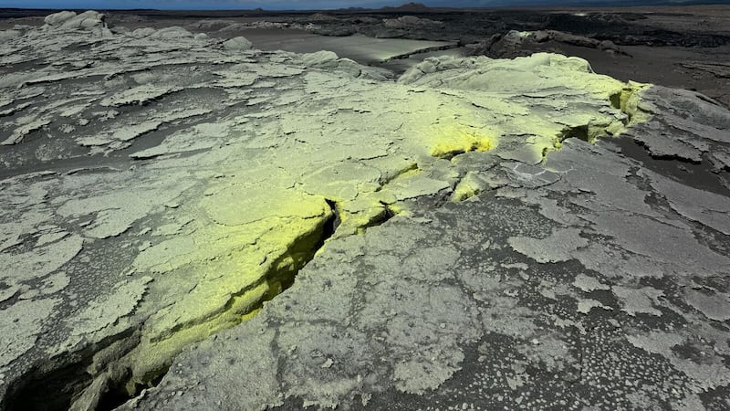 While HVO geologists were moving temporary webcams, they revisited the site of the June 3...