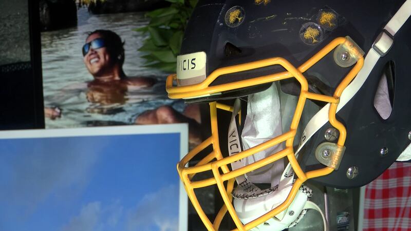 Friends and family gathered to remember a young pilot who died in Tuesday's Kamaka Air crash...