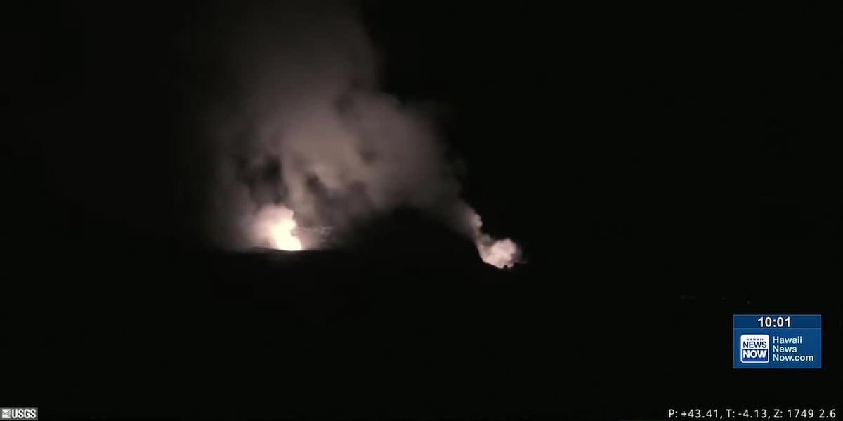 Volcano alert level raised to Watch amid precursory activity at Kilauea