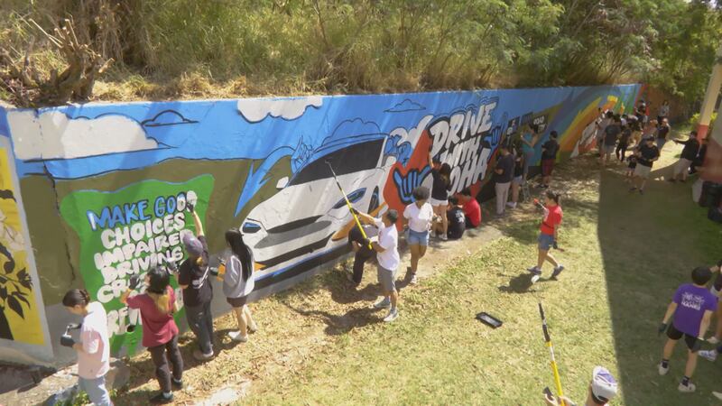 Drive with Aloha mural