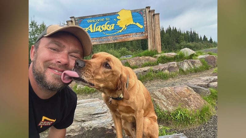 A dog and his owner are attempting to visit every state in the nation, and need help reaching...