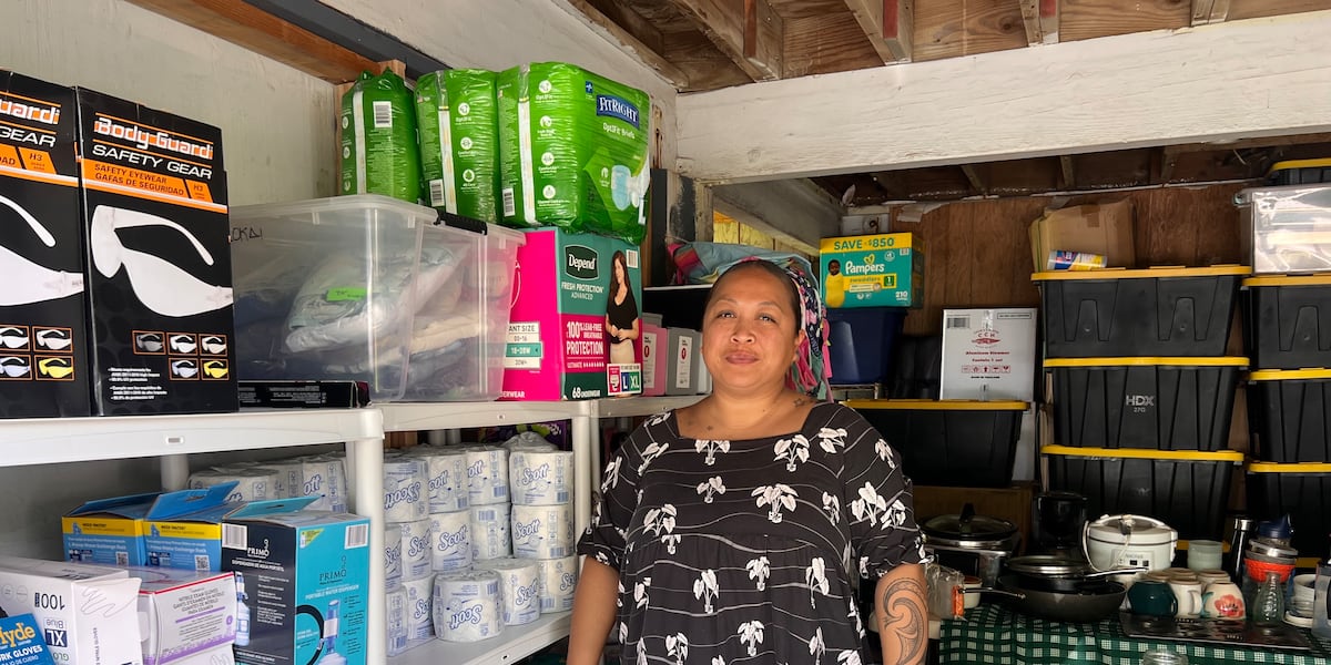 Storm survivor turns disaster into community hub, distributes supplies ahead of storm system Windward resident launches free resource network two weeks after Kona Low storm