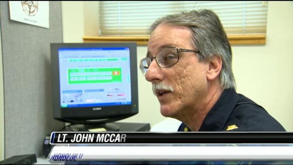 Honolulu Police Lieutenant John McCarthy