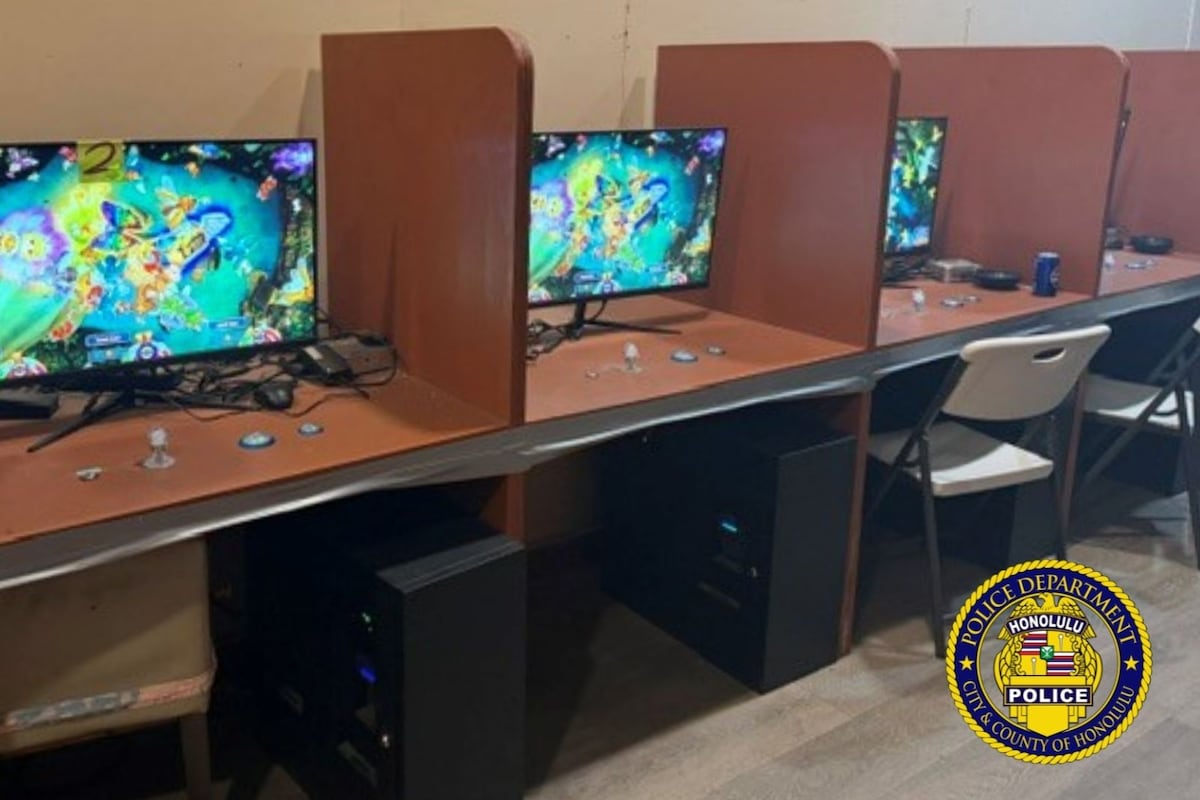 Police execute search of illegal gambling room in Kalihi, 12 machines ...