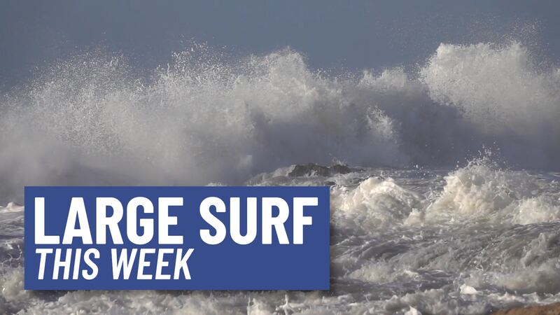 High surf advisories are expected by Wednesday for north and west facing shores.