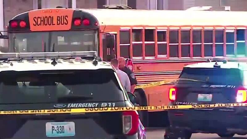 Authorities said the girl was hit by the bus when it was turning at an intersection in a...