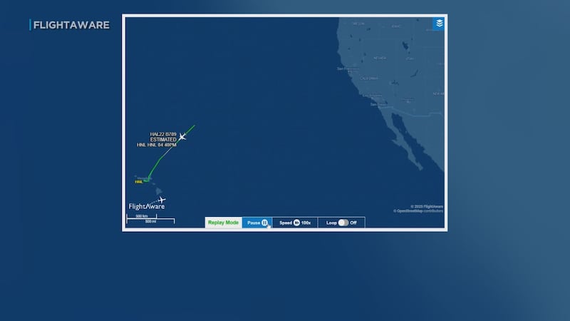 A Hawaiian Airlines flight from Honolulu to Seattle was reportedly diverted due to an unruly...