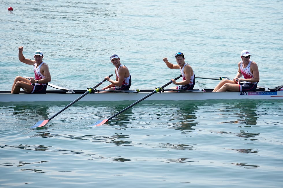 Michael Herman Rowing Team USA wins gold in rowing men’s four for the first time in 64 years