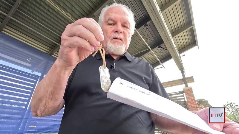 Vietnam veteran reunited with dog tag over 50 years after it was lost during the war