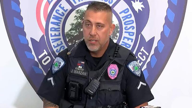 North Charleston Police Pfc. Jason Marzan helped save the life of a 2-year-old girl whose arm...
