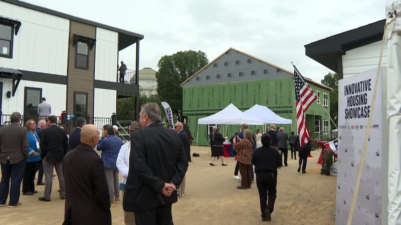 The 2026 HUD Innovative Housing Showcase on the National Mall in Washington on Wednesday,...