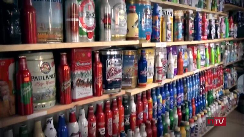 Leland Baenen discovered his hobby - collecting beer cans - at the age of 65 years old.
