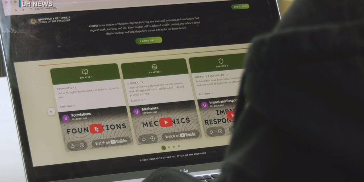 UH debuts free ‘AI for Hawaii’ program to teach ethical, practical AI skills UH debuts free ‘AI for Hawaii’ program to teach ethical, practical AI skills