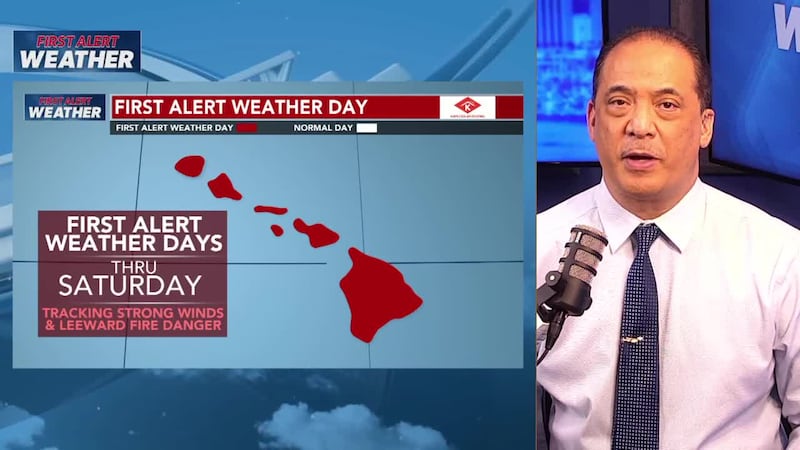 Very busy in the First Alert Weather Center as we are watching Red Flag Conditions, the winds...