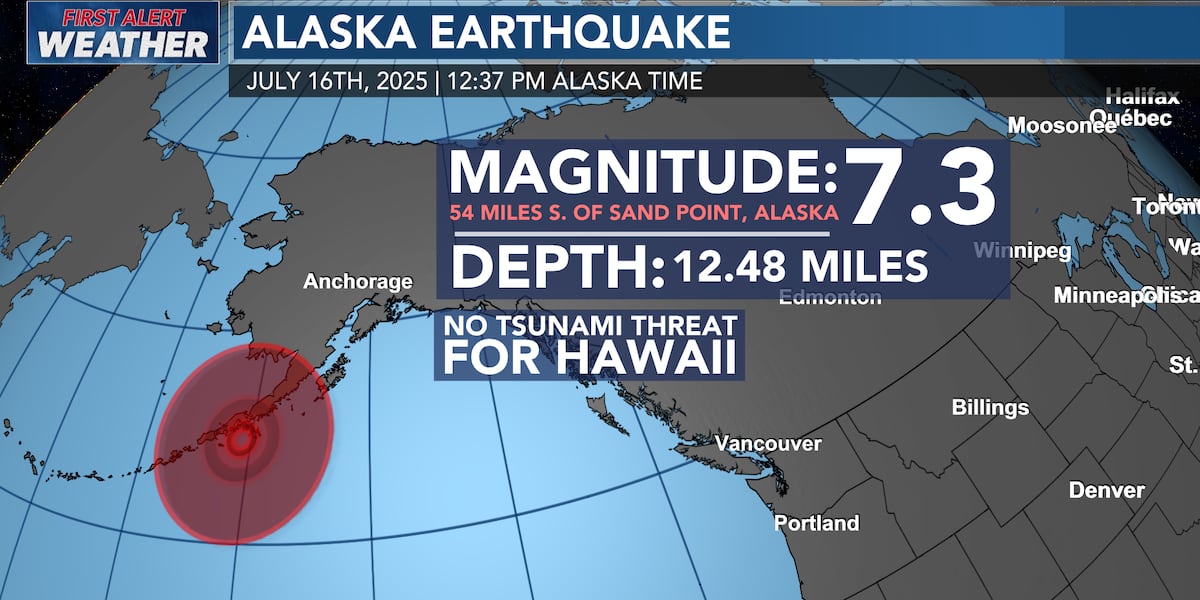 Tsunami advisory canceled for parts of Alaska following M7.3 earthquake; NO threat to Hawaii Tsunami advisory canceled for parts of Alaska following M7.3 earthquake; NO threat to Hawaii