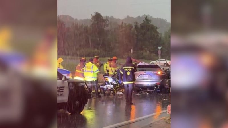 A couple was killed Sunday night when a storm brought down a tree onto their car in Franklin.