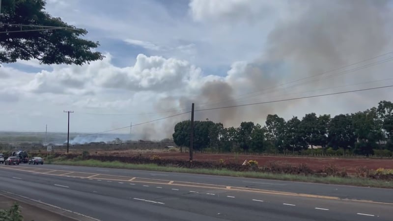 The fire was reported Thursday just before 11 a.m.