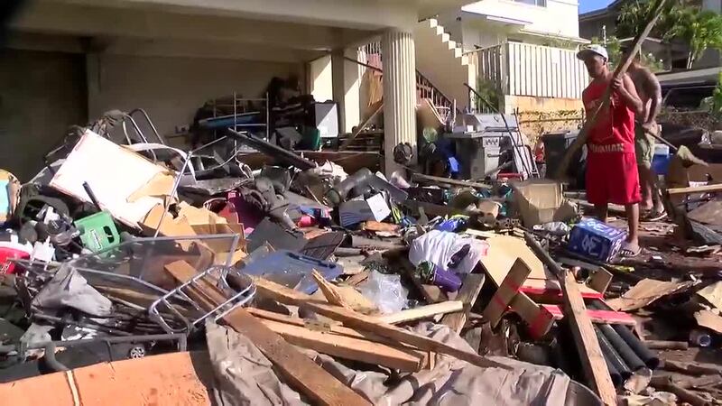 Fireworks blast debris is cleaned up -- but the damage remains.