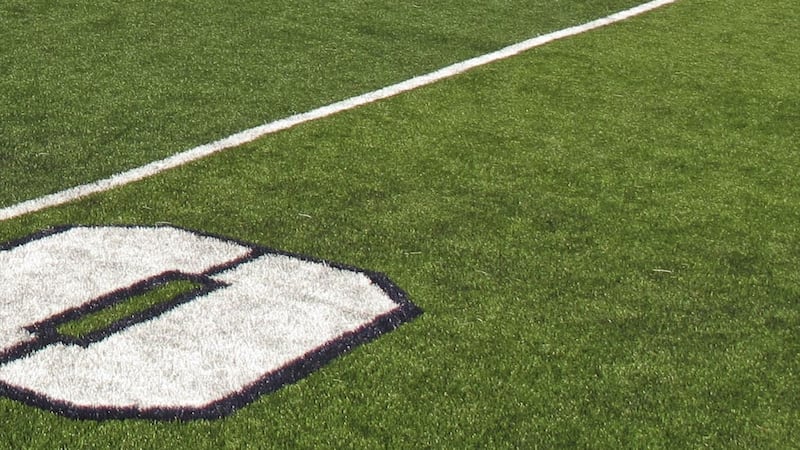 Generic football field grass