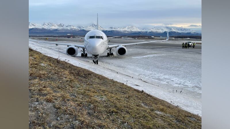 According to the Department of Transportation, the plane went off the taxiway and into a ditch...