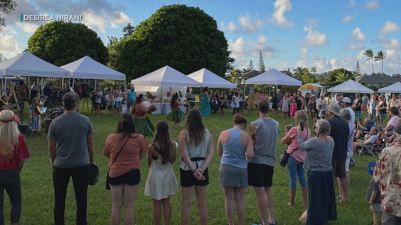 The market was well attended on Saturdays.