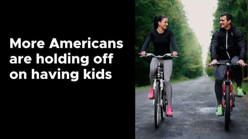 More Americans are holding off on having children, survey finds