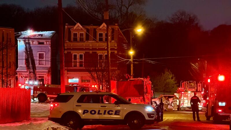 A man accidentally set fire to his home while trying to clear ice from his stairs.